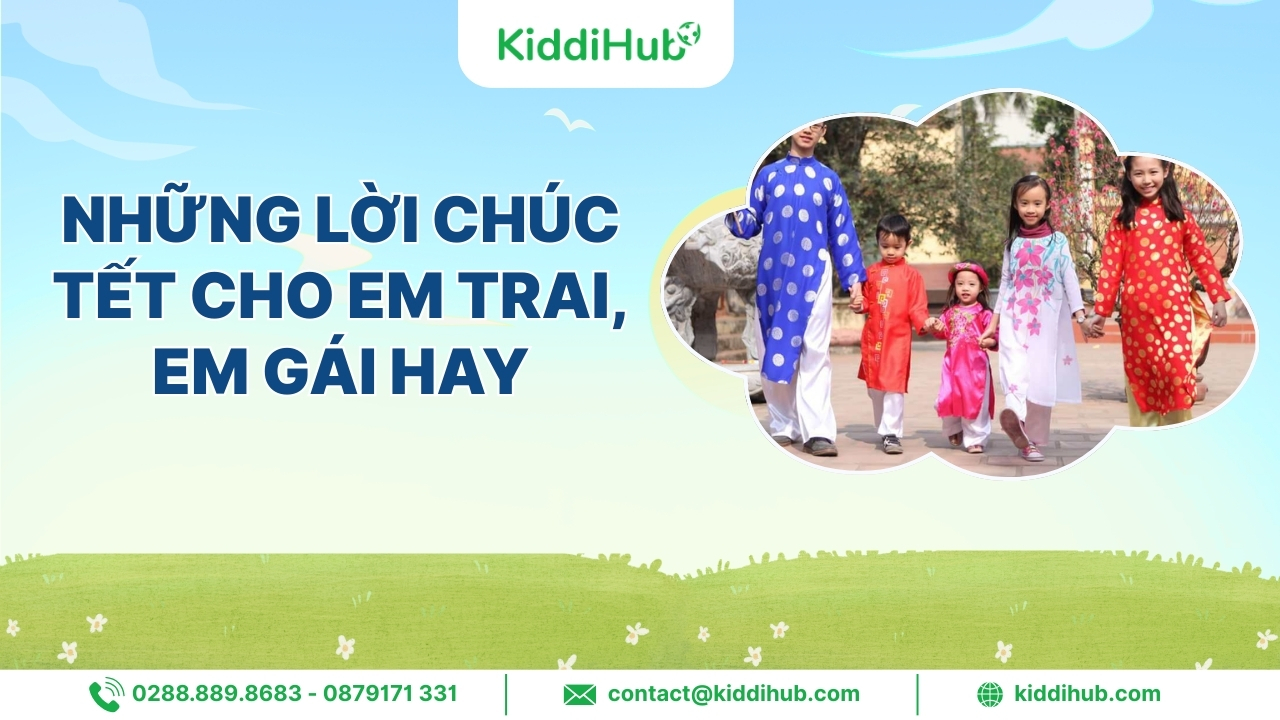 Những lời chúc Tết cho em trai, em gái hay