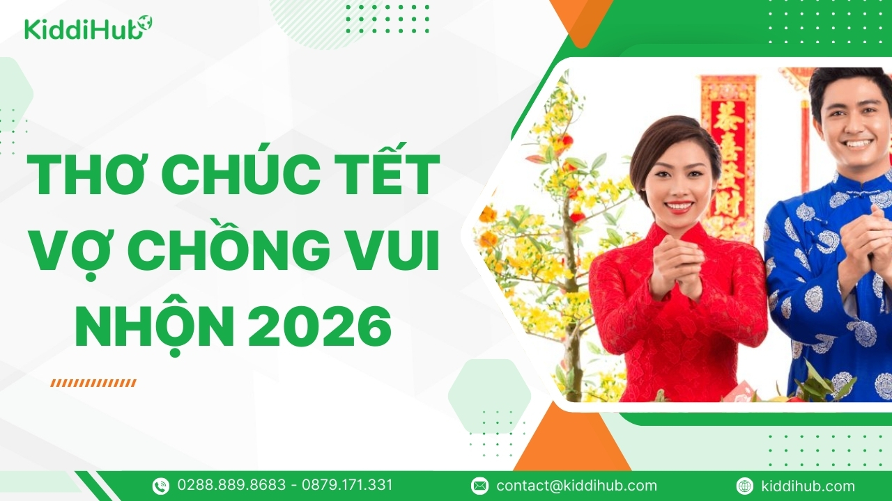 Thơ chúc Tết vợ chồng vui nhộn 2026