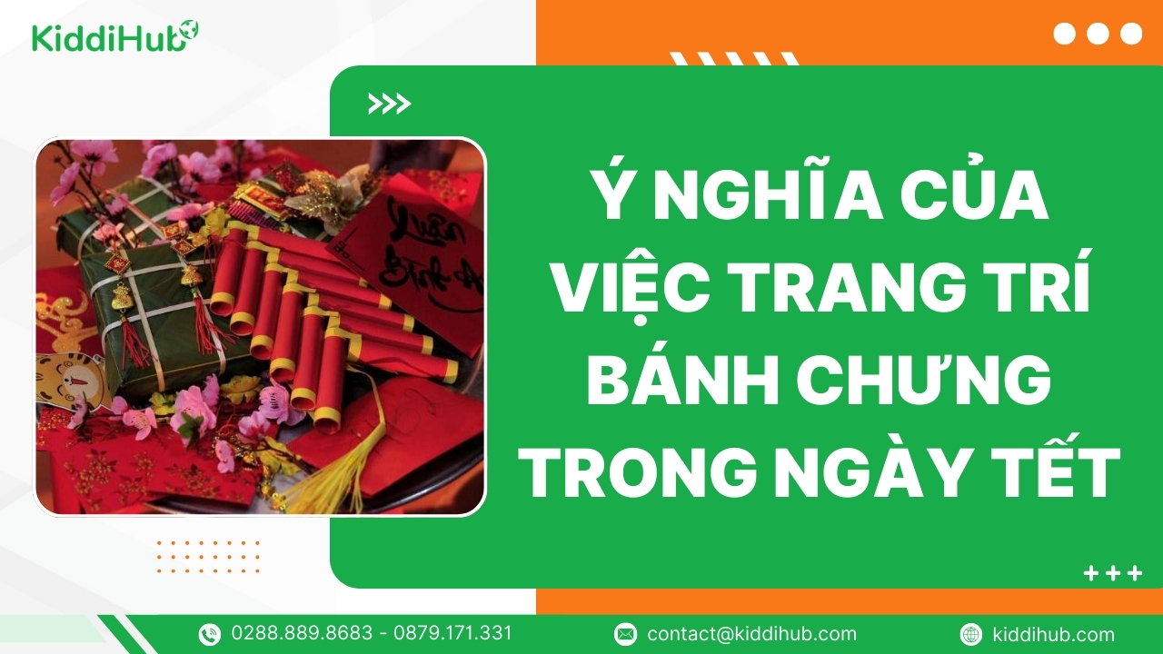 Ý nghĩa của việc trang trí bánh chưng trang trí Tết​