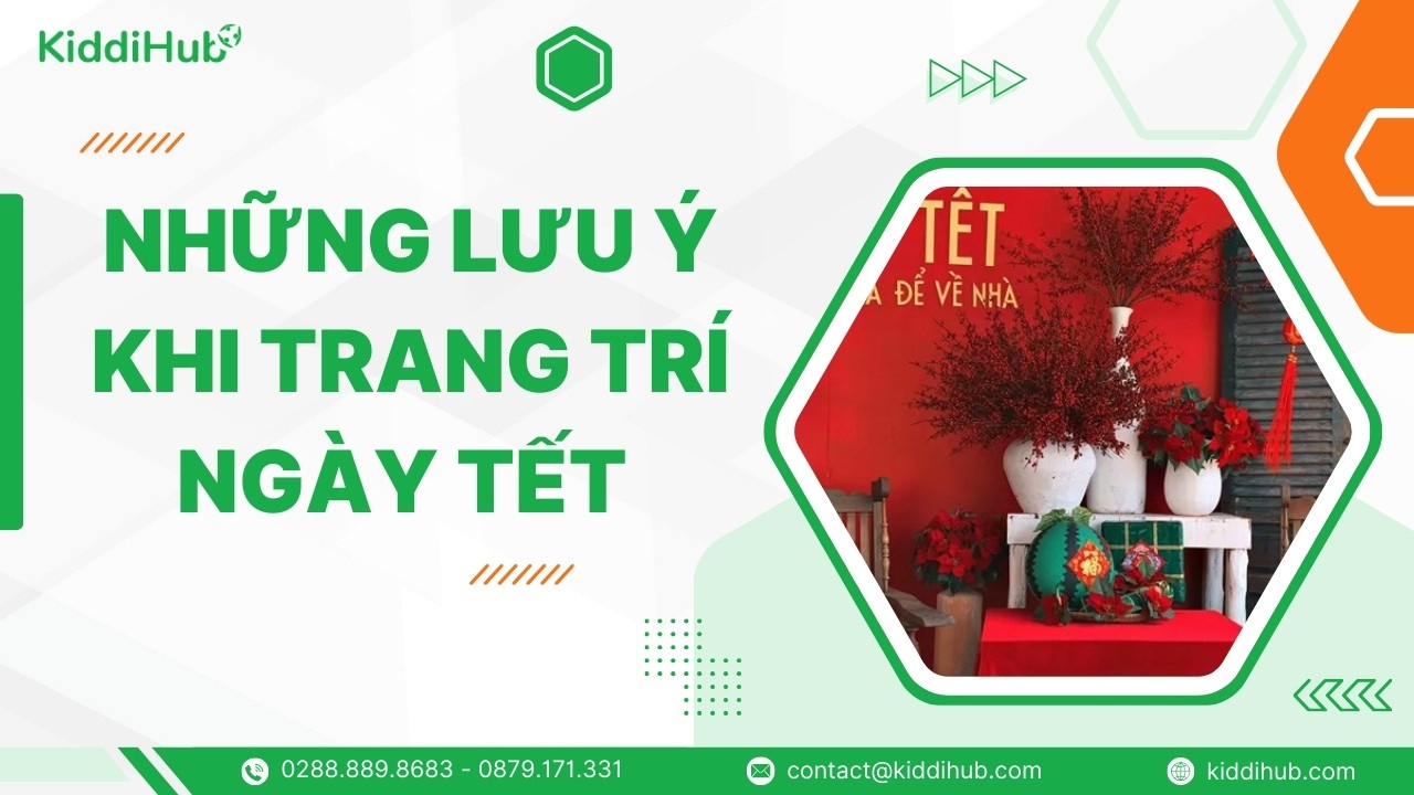 Những lưu ý khi trang trí ngày Tết 