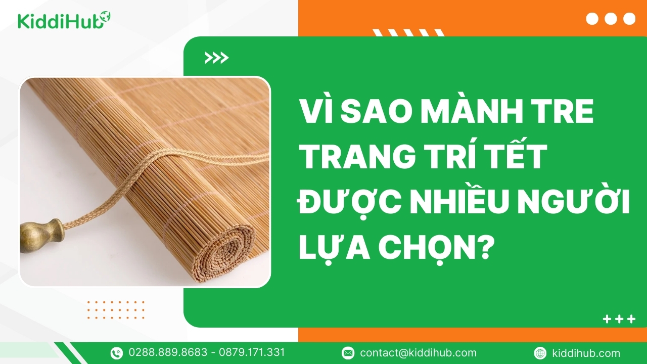 Vì sao mành tre trang trí Tết được nhiều người lựa chọn?