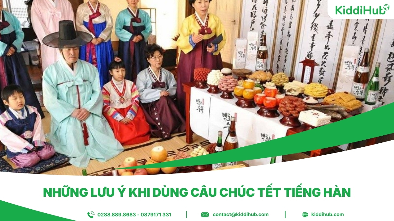 Những lưu ý khi dùng câu chúc Tết tiếng Hàn
