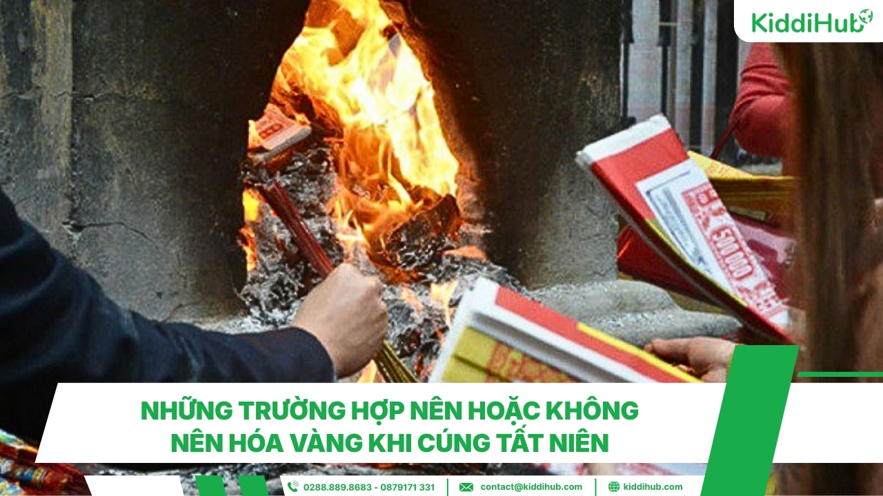 Những trường hợp nên hoặc không nên hóa vàng khi cúng tất niên