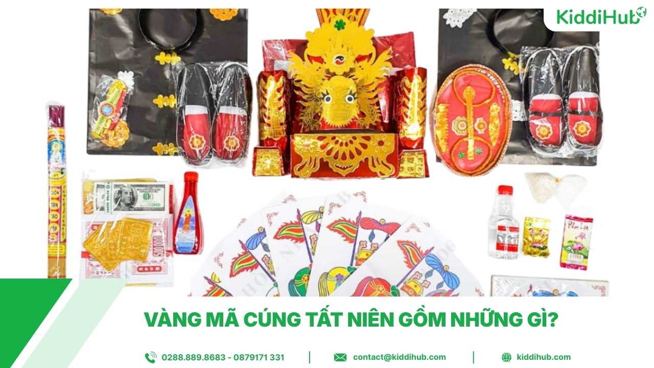 Vàng mã cúng Tất niên gồm những gì?