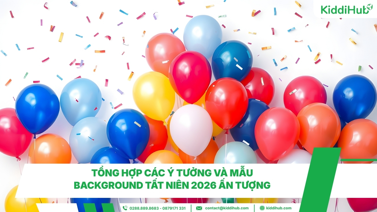 Tổng hợp các ý tưởng và mẫu background tất niên 2026 ấn tượng