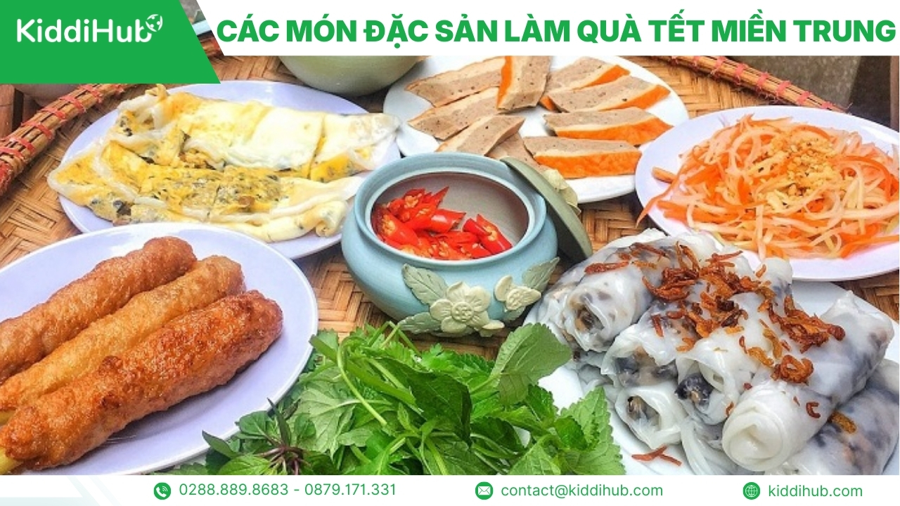 Món đặc sản làm quà Tết miền Trung