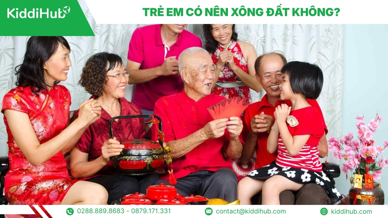 Trẻ em có nên xông đất không?