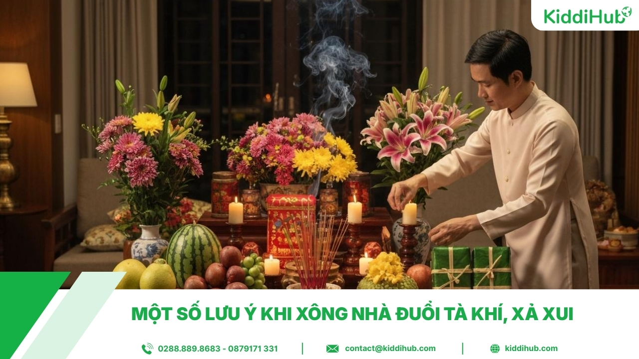 Một số lưu ý khi xông nhà đuổi tà khí, xả xui