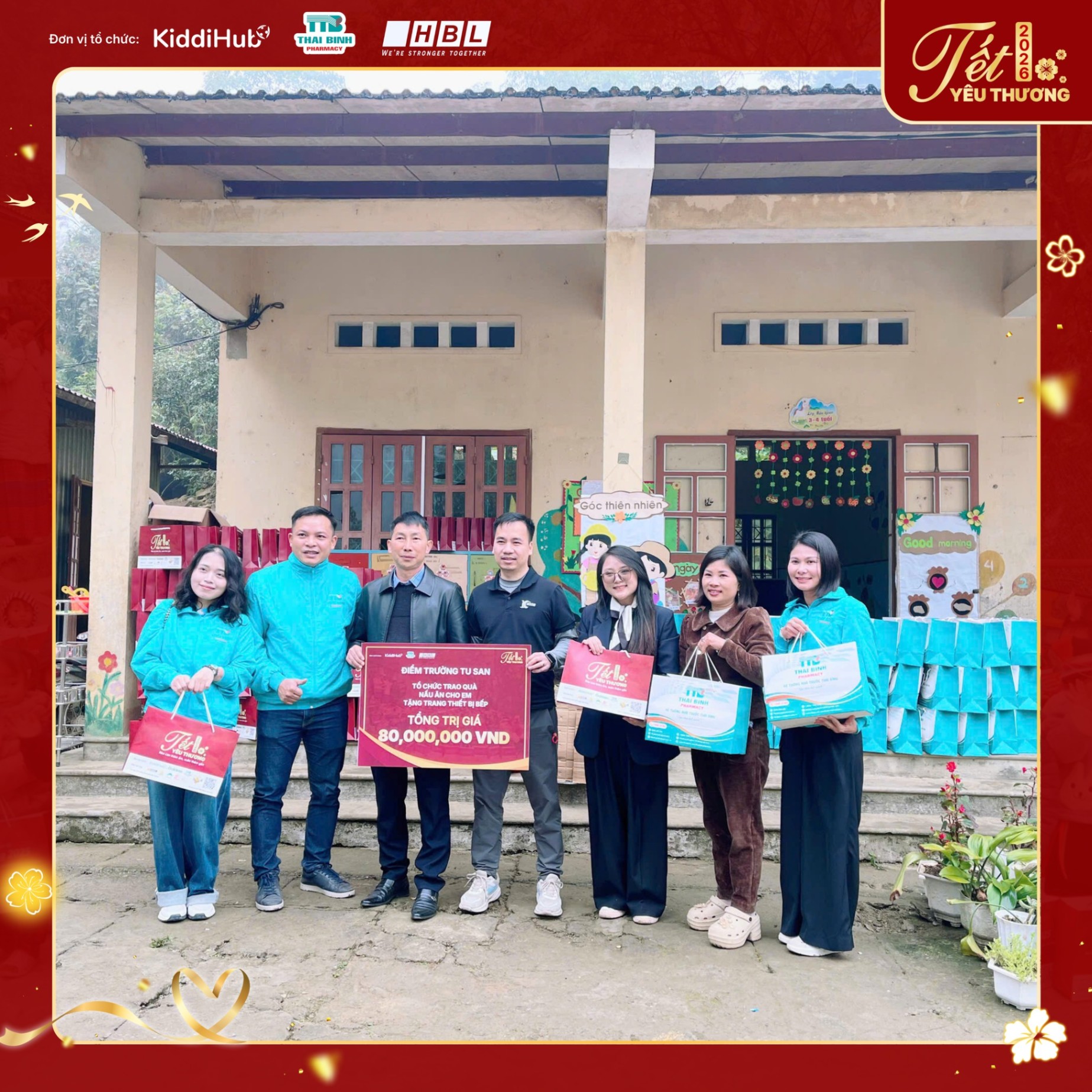 Tết yêu thương đến điểm trường Tu San