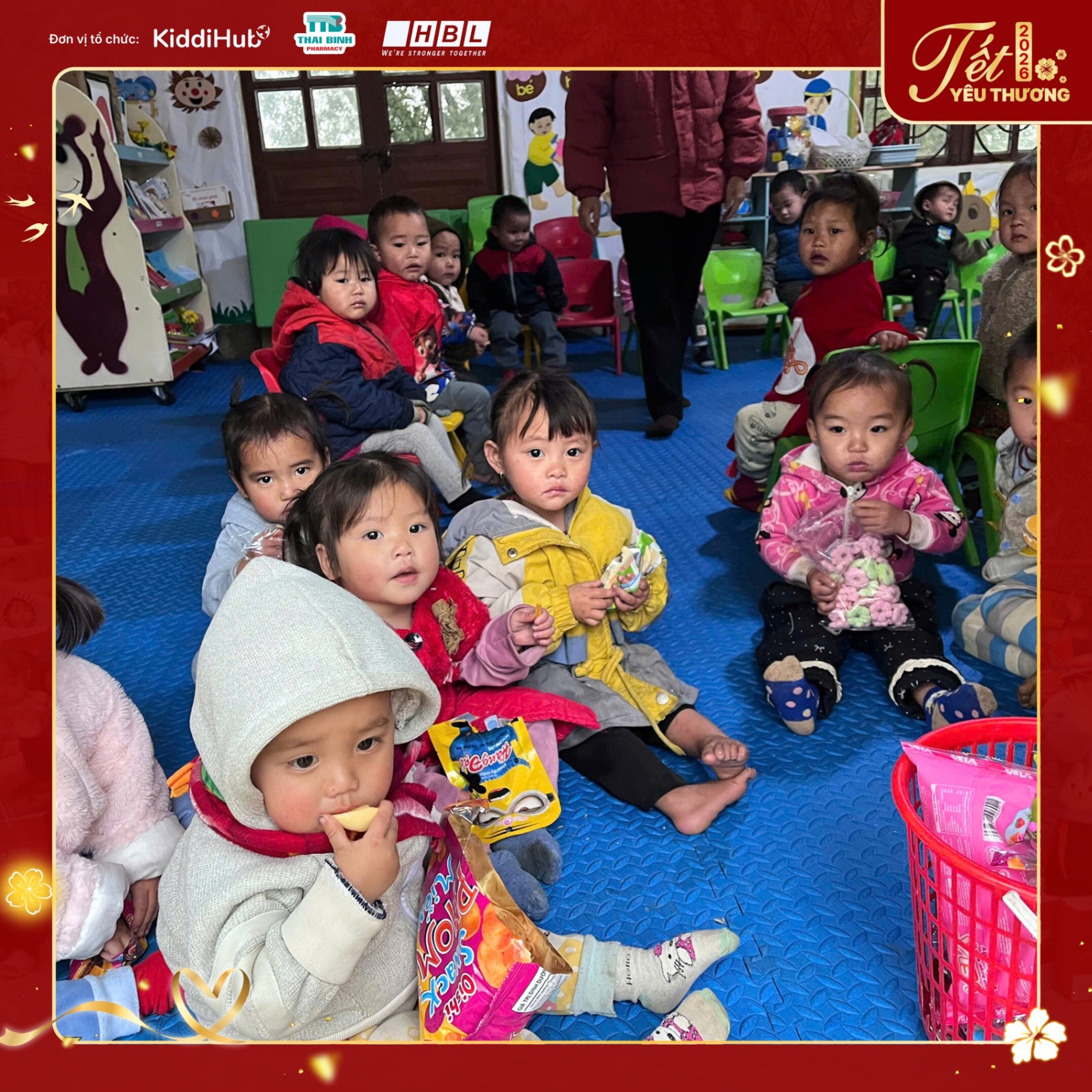 Tết yêu thương đến điểm trường Tu San