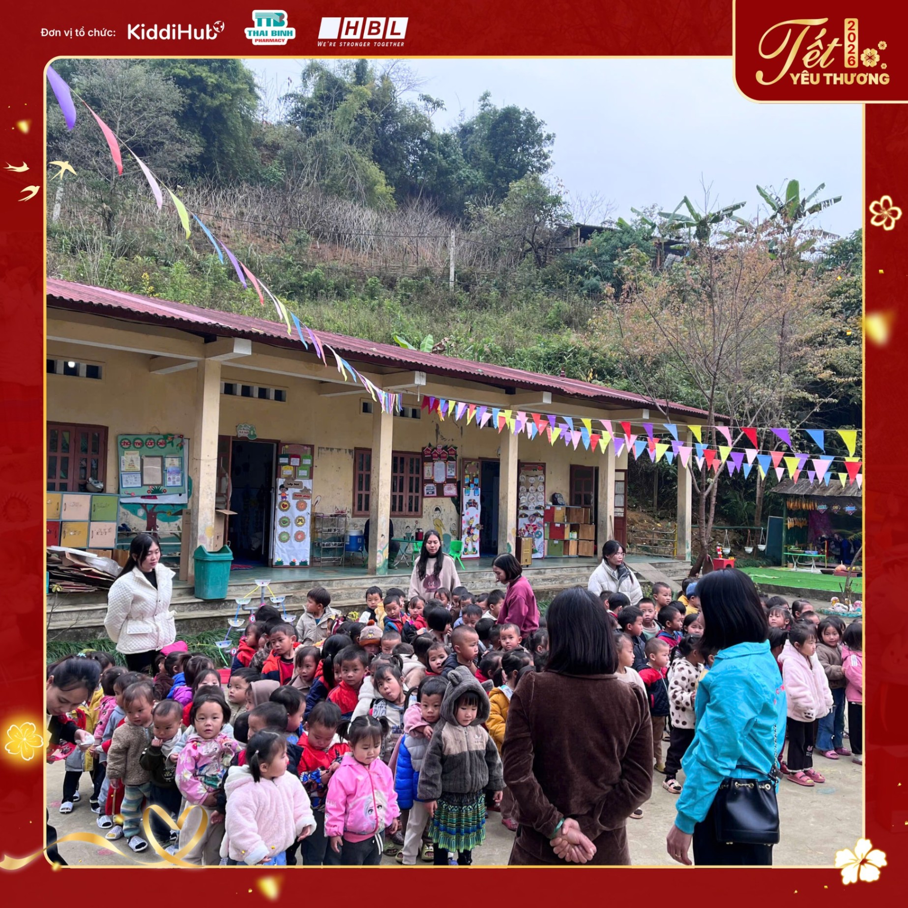 Tết yêu thương đến điểm trường Tu San