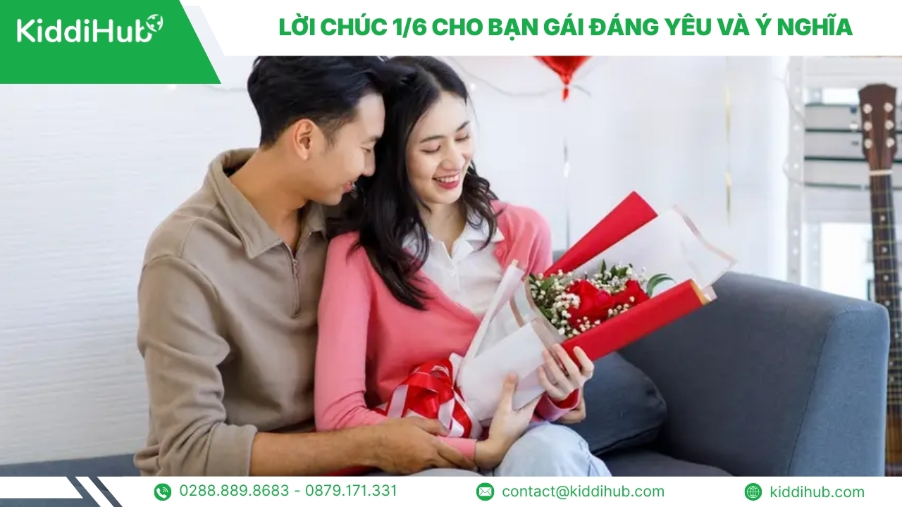 Lời chúc 1/6 cho bạn gái đáng yêu và ý nghĩa
