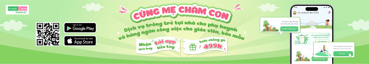 Banner của Trông trẻ tại nhà KiddiCare