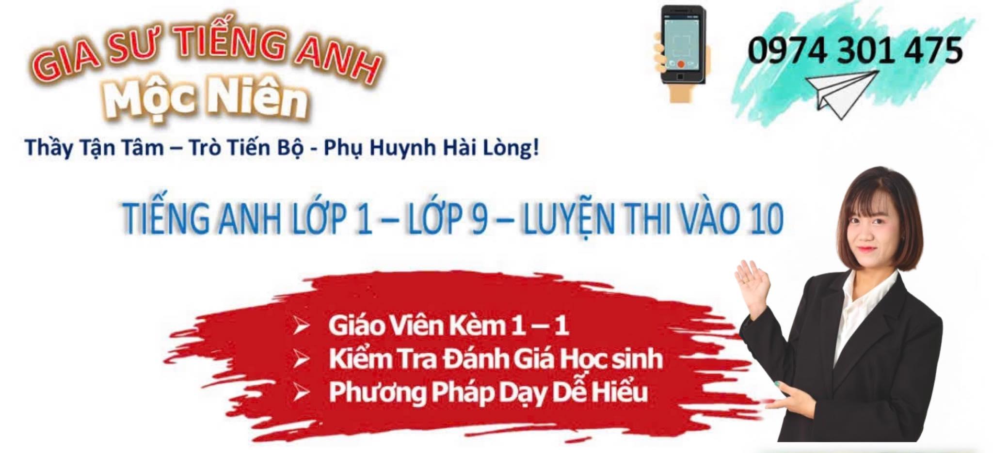 Lớp Gia Sư Tiếng Anh Mộc Niên - Quảng Ngãi