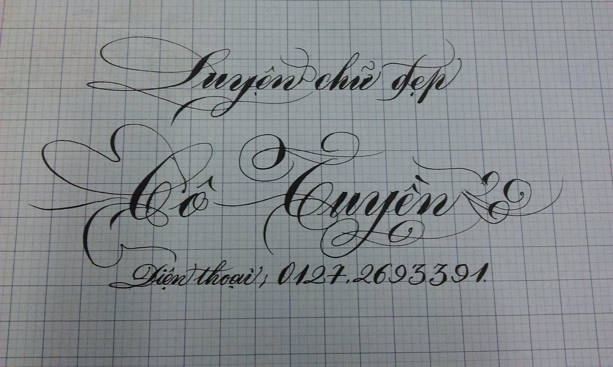 Lớp Luyện chữ đẹp cô Tuyền - Cần Thơ