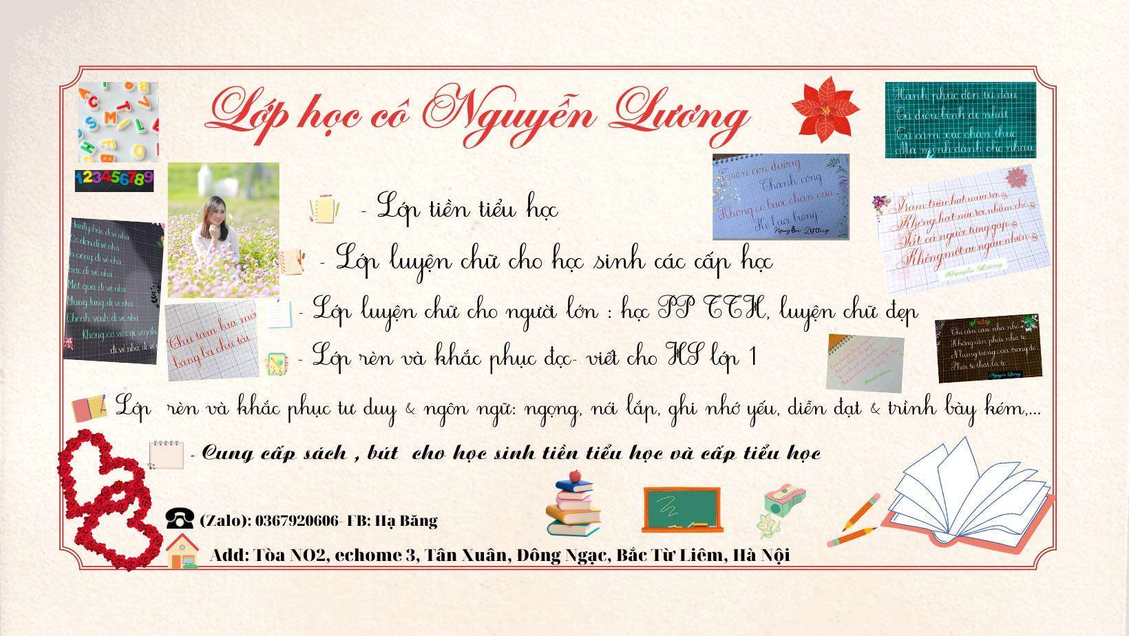 Lớp Luyện chữ đẹp khu vực Đông Ngạc