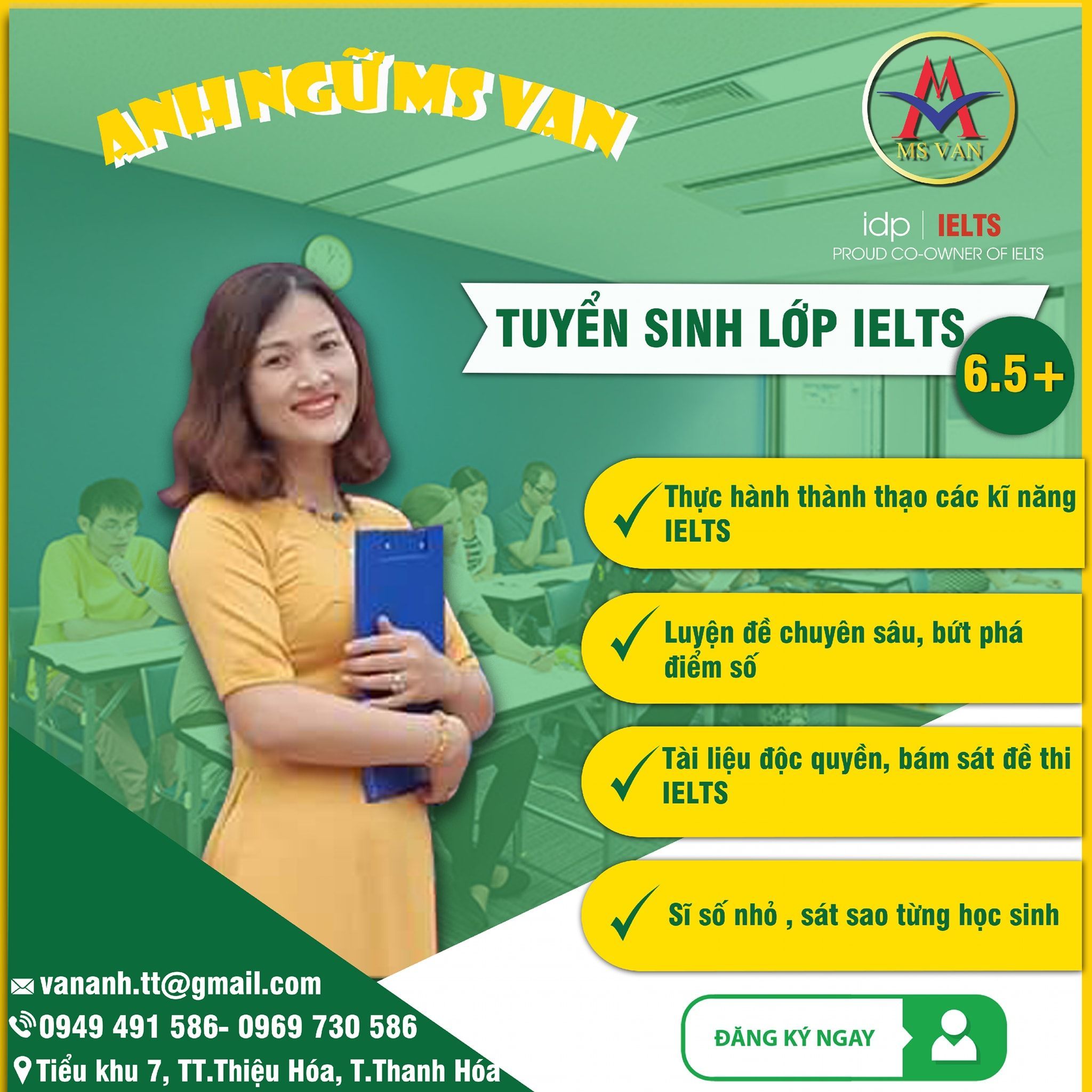 Trung tâm Anh Ngữ Vân Anh - Cơ sở 1