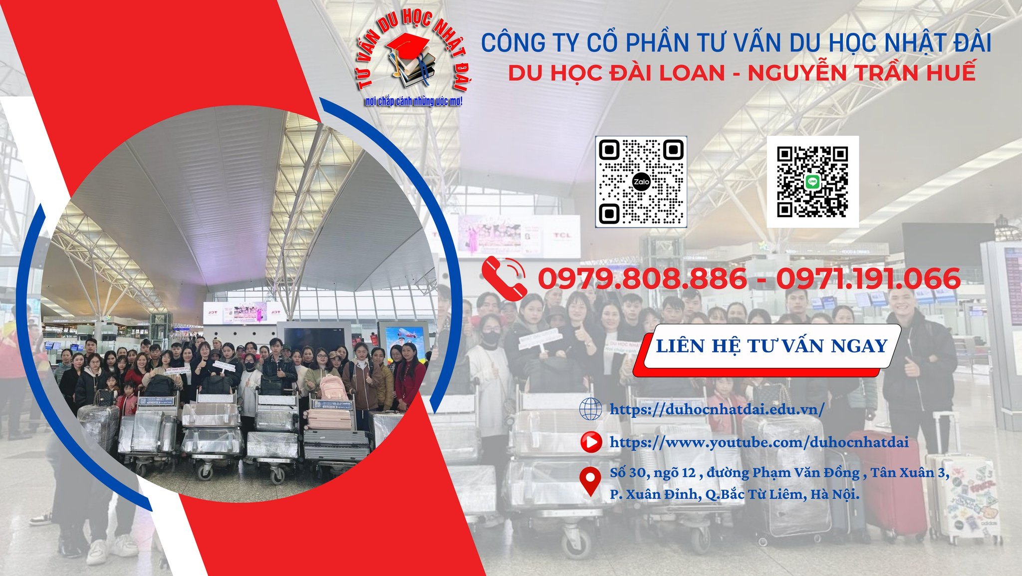 Trung tâm Du Học Đài Loan - Nguyễn Trần Huế - Bắc Từ Liêm