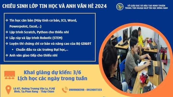 Trung tâm Ngoại ngữ Tin học Đông Nam - Phan Rang - Tháp Chàm