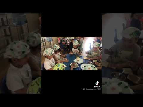 Cảnh Tượng Dễ Thương tại Trường Mầm Non Chim Non: Lớp Chồi Họa Mi Chuẩn Bị Bữa Ăn Chiều
