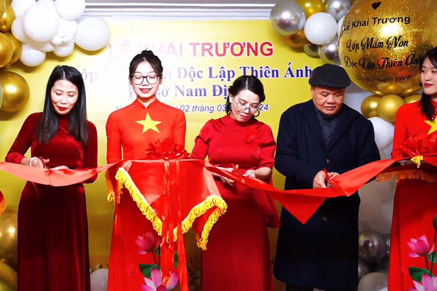 Tưng bừng khai trường Mầm non song ngữ Thiên Ánh cơ sở 3