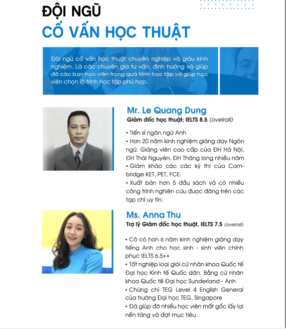 Đội ngũ giáo viên