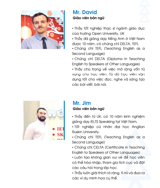 Đội ngũ giáo viên