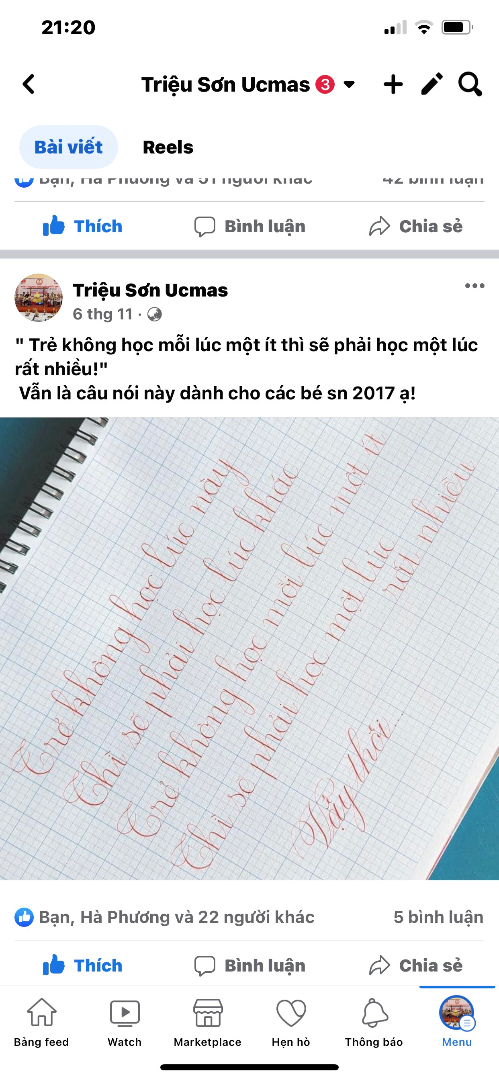 Chương trình học