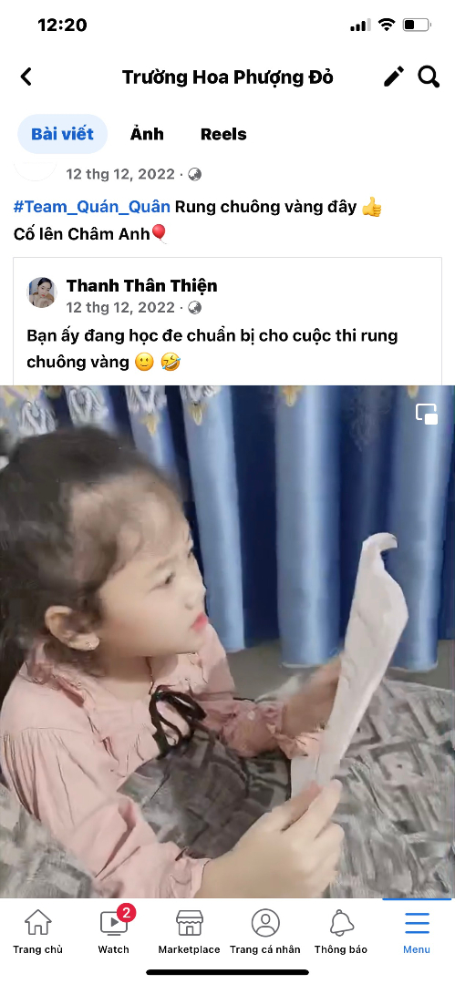 Chương trình học