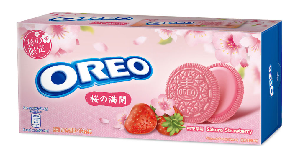 Oreo releases new sakura strawberry & sour plum flavours! Localiiz