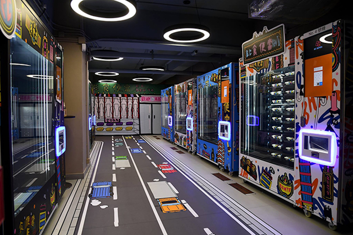 Selfservice bento box vending machines have arrived in Hong Kong