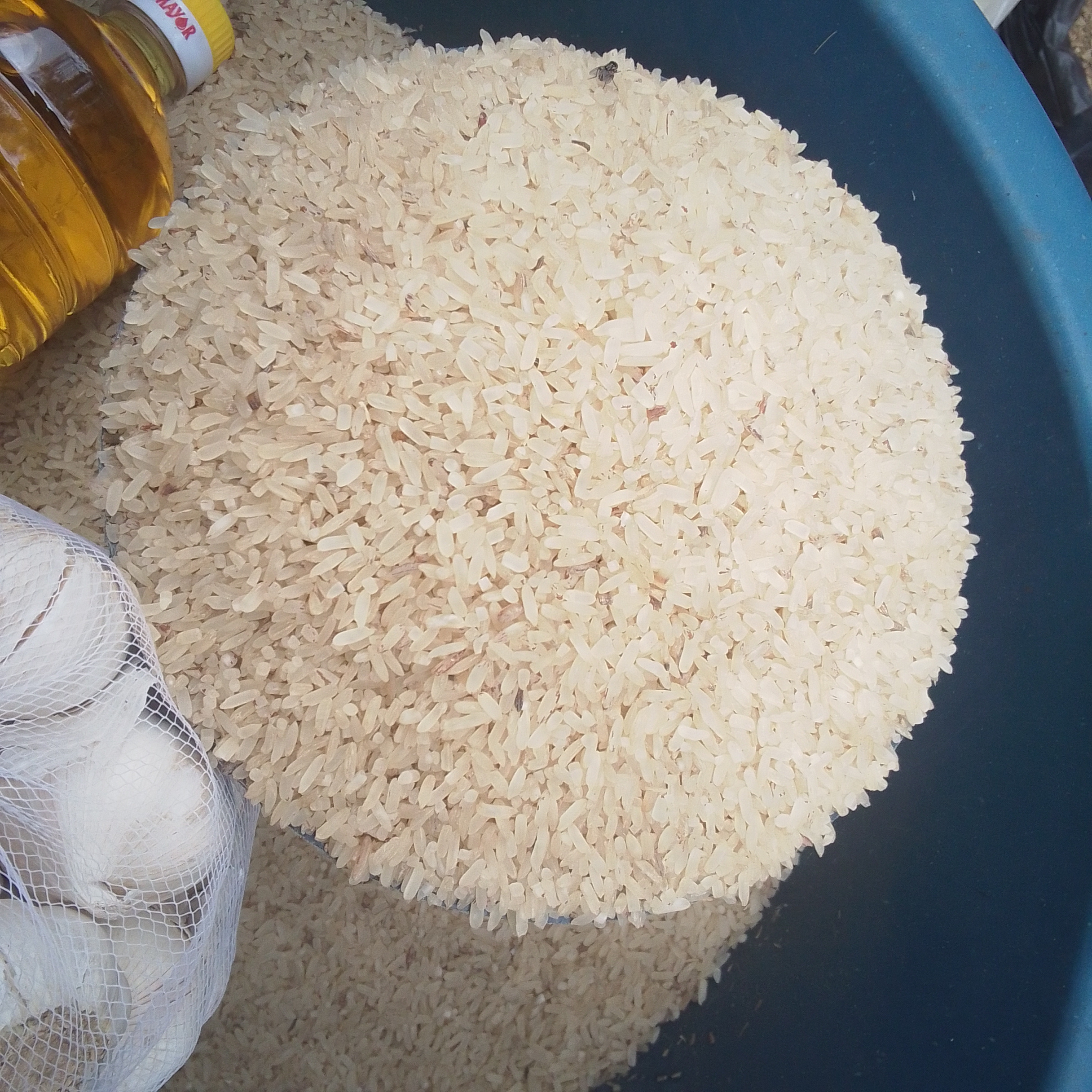 Ndop parboiled and foods stuff