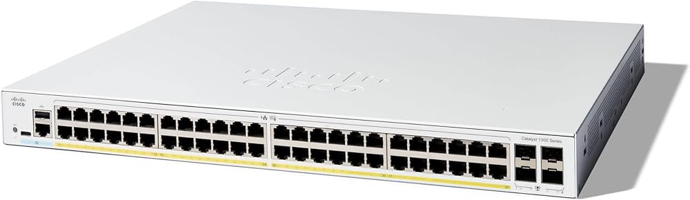 Cisco 48 Port network switch C1300-48P-4G