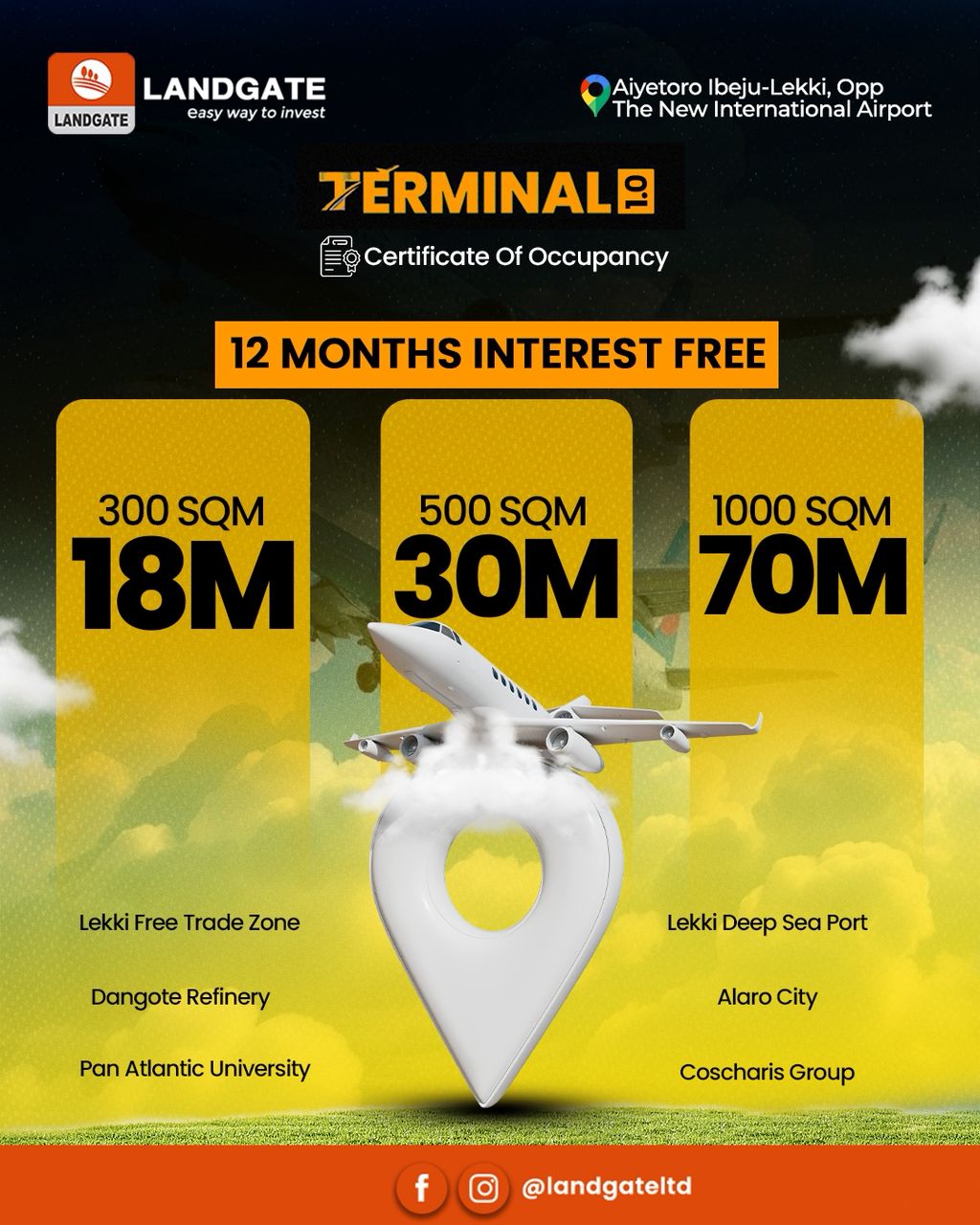 Terminal 1 Estate Land