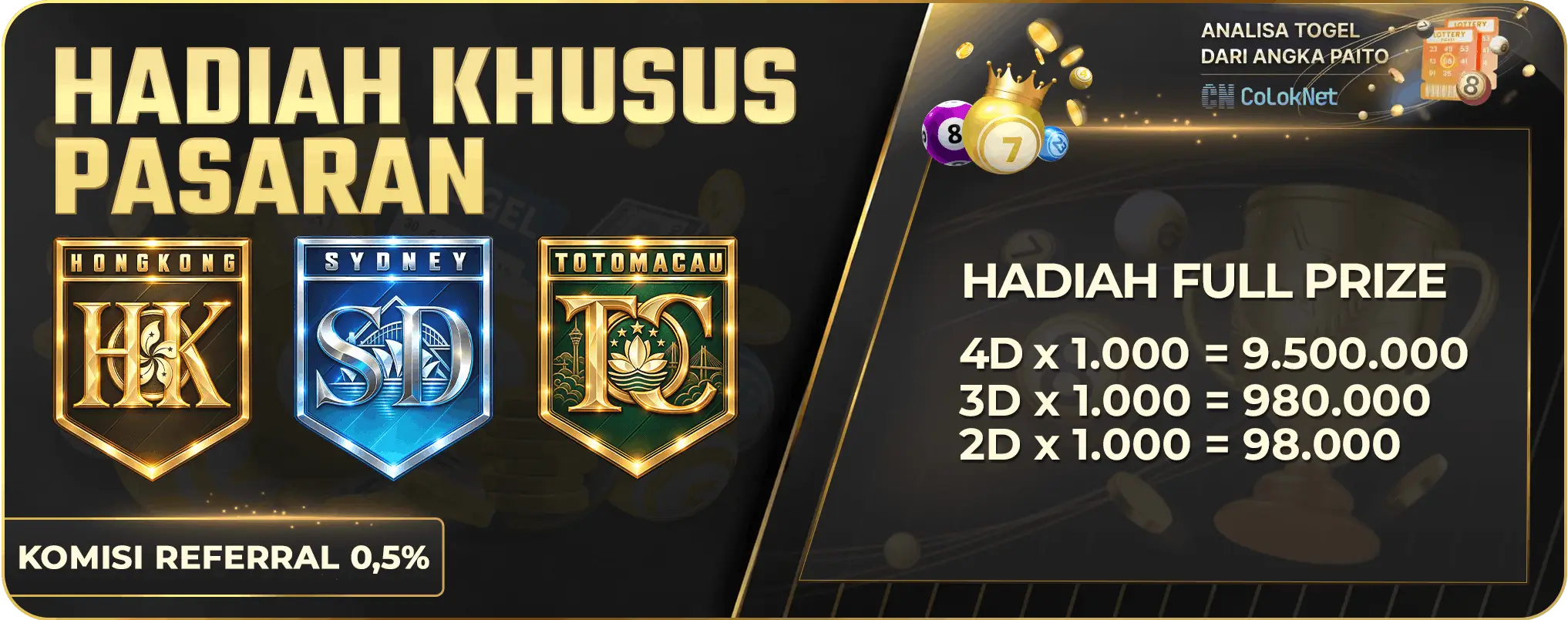 HADIAH KHUSUS PASARAN SYDNEYPOOLS DAN HONGKONGPOOLS