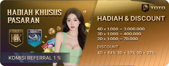 HADIAH KHUSUS PASARAN SYDNEYPOOLS DAN HONGKONGPOOLS