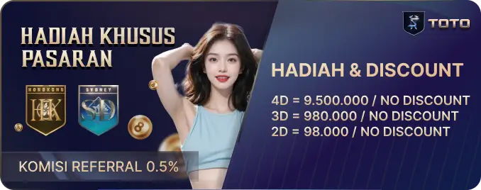 HADIAH KHUSUS PASARAN SYDNEYPOOLS DAN HONGKONGPOOLS