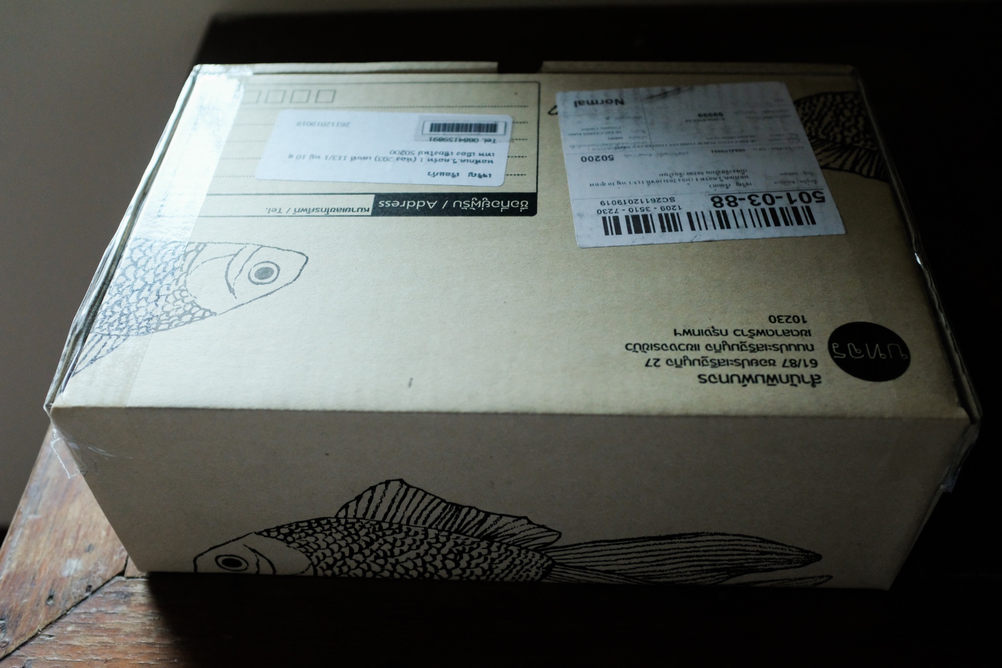 กล่องพัสดุประดับลายปลาน้อยทำจากทองของ พันเอกเอาเรเลียโน บวนเดีย