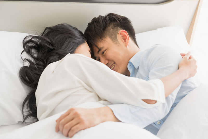 cuddling