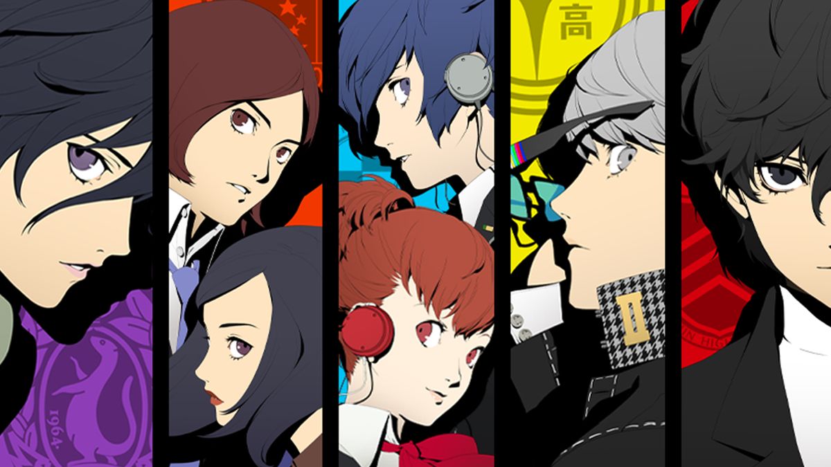 Abstract background representing the Persona series aesthetic
