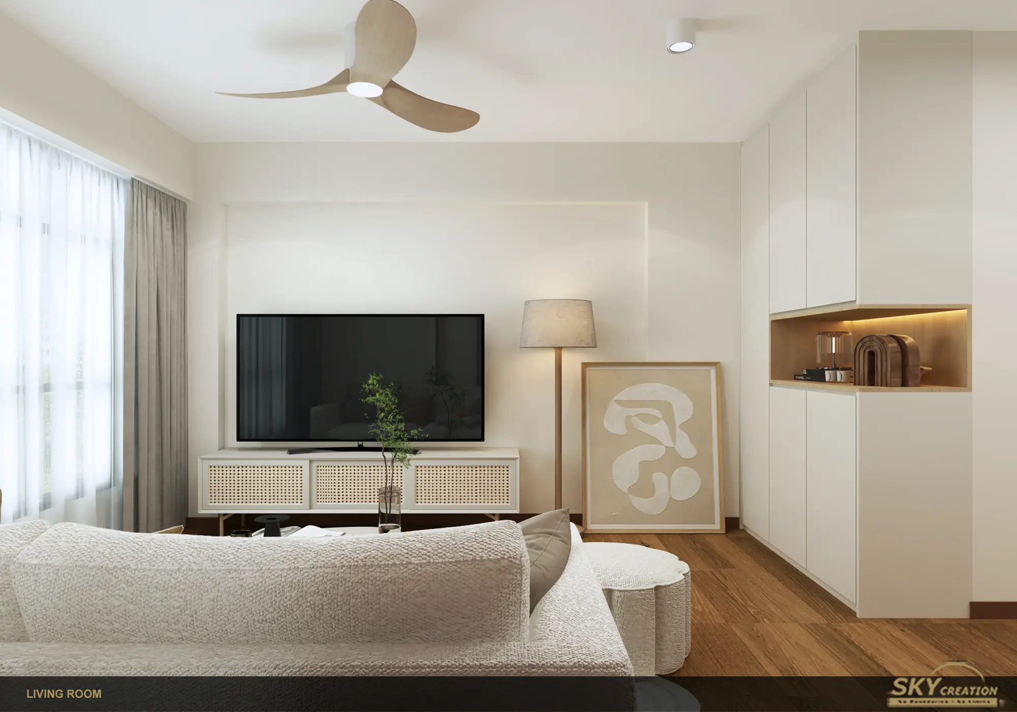 BTO living room renovation reference