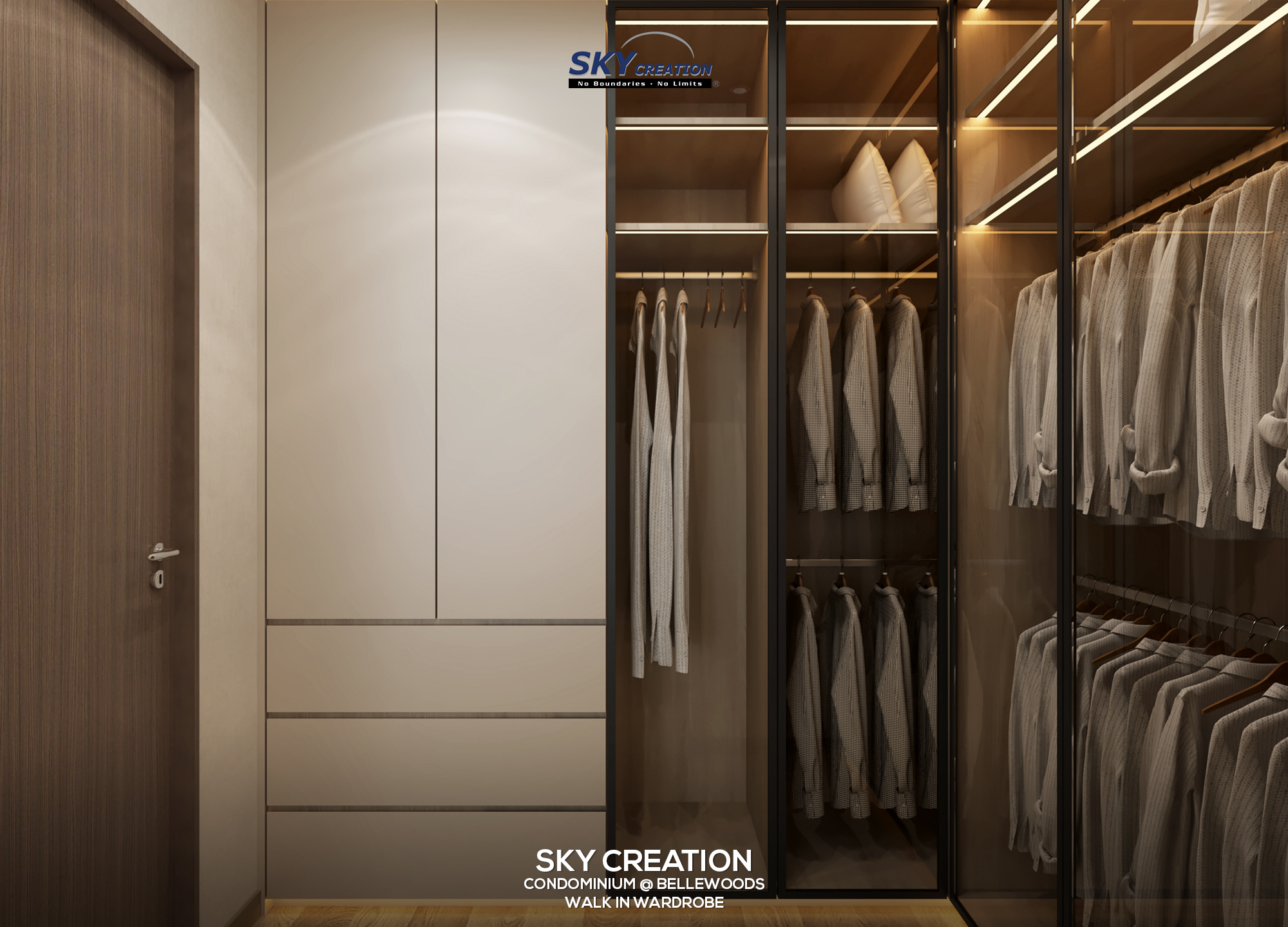 Esparina Residences condo wardrobe renovation