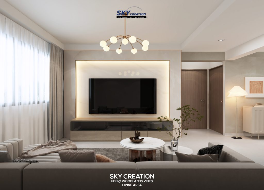Living area interior design reference
