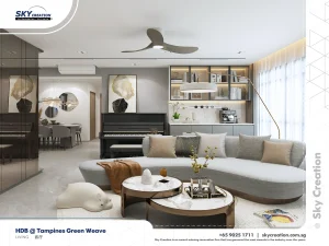 HDB Tampines GreenWeave interior project