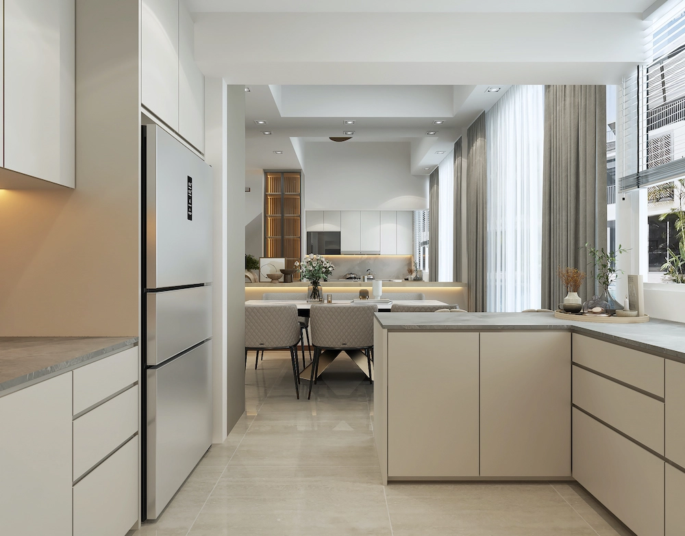 Landed home family zoning and living flow reference