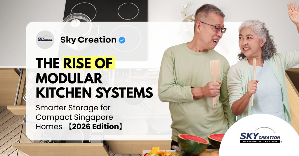 modular kitchen system for compact Singapore homes