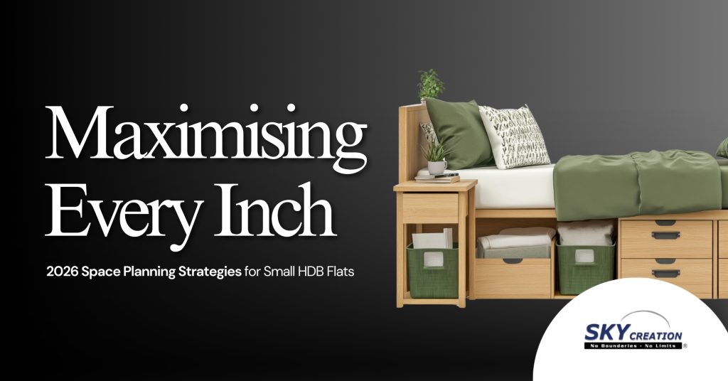 space planning strategies for small HDB flats