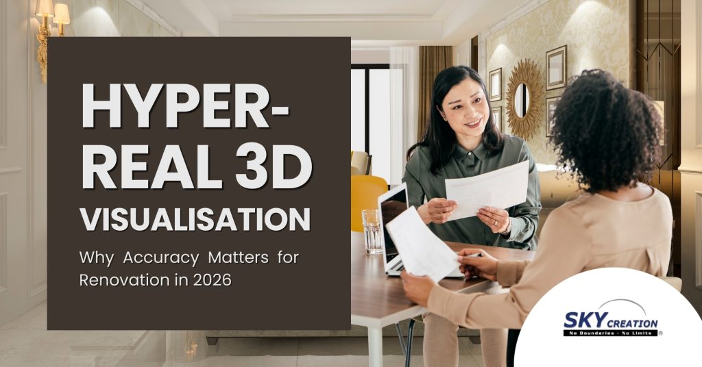 hyper-real 3D visualisation for home renovation