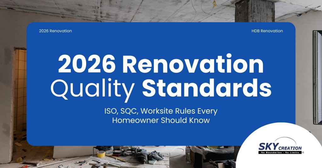 2026 renovation quality standards HDB
