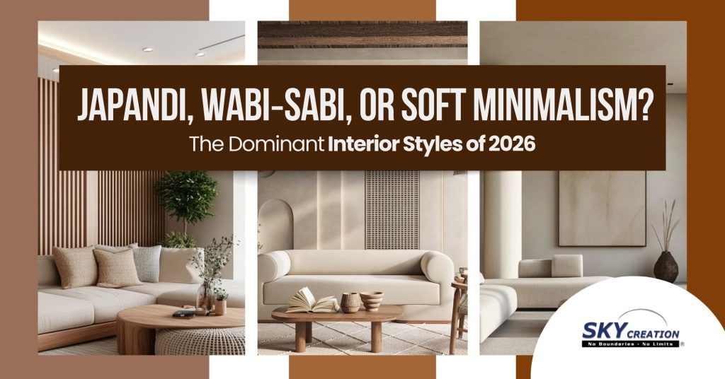 Japandi Wabi-Sabi Soft Minimalism interior 2026